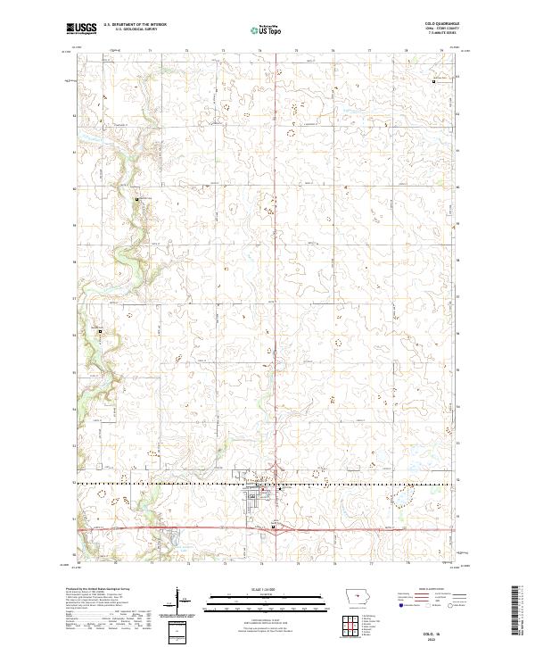 USGS Topographic Map – Colo
