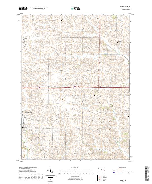 USGS Topographic Map – Conroy