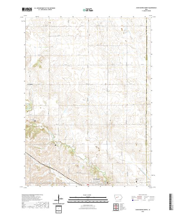 USGS Topographic Map – Coon Rapids North