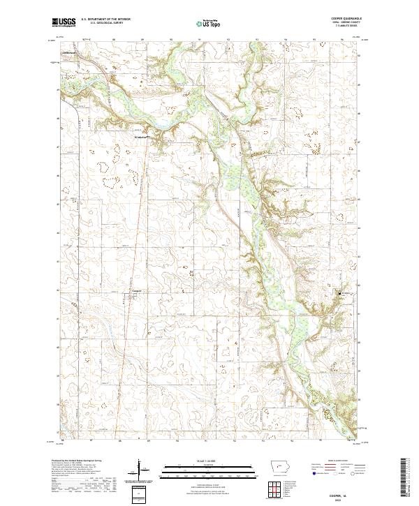 USGS Topographic Map – Cooper