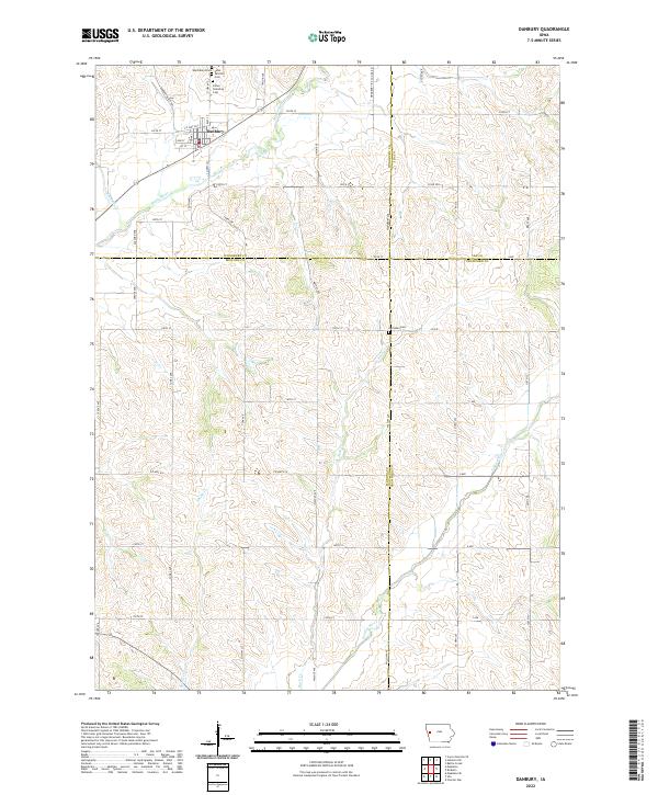 USGS Topographic Map – Danbury