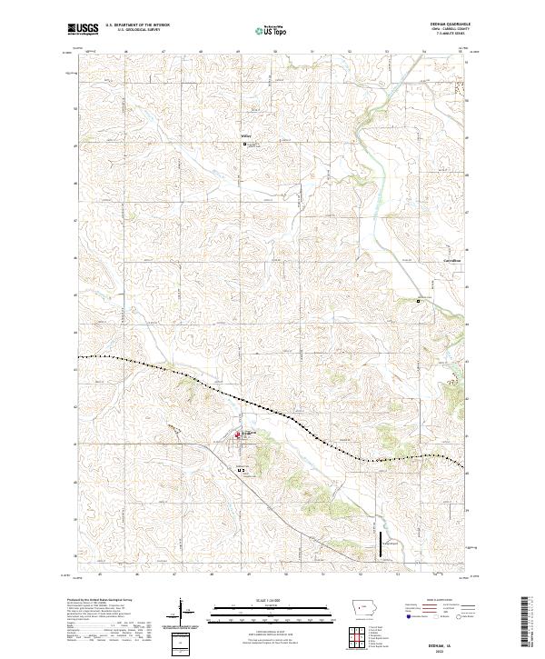 USGS Topographic Map – Dedham