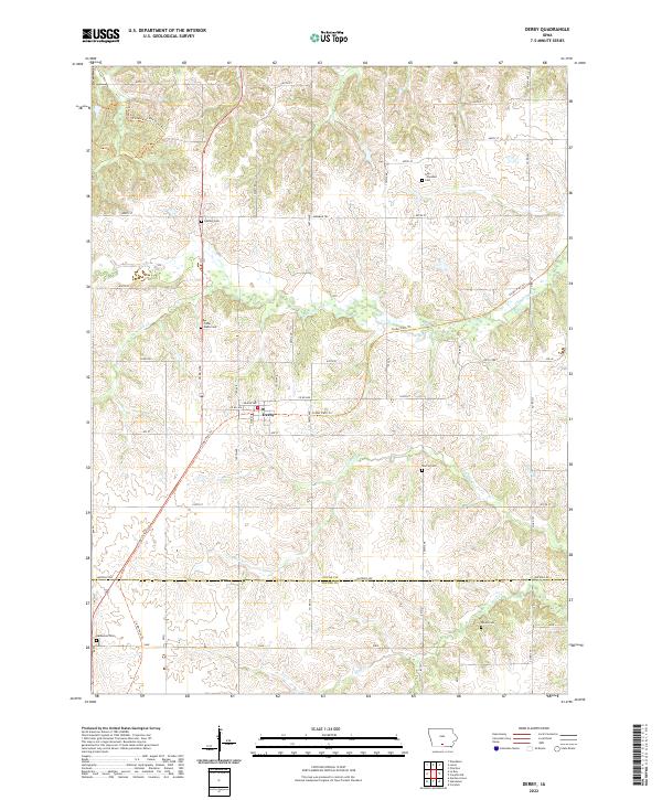 USGS Topographic Map – Derby