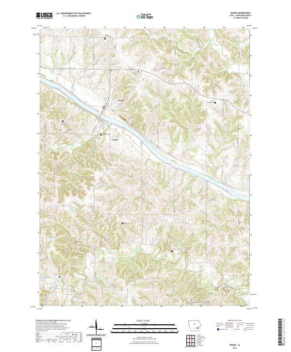 USGS Topographic Map – Douds