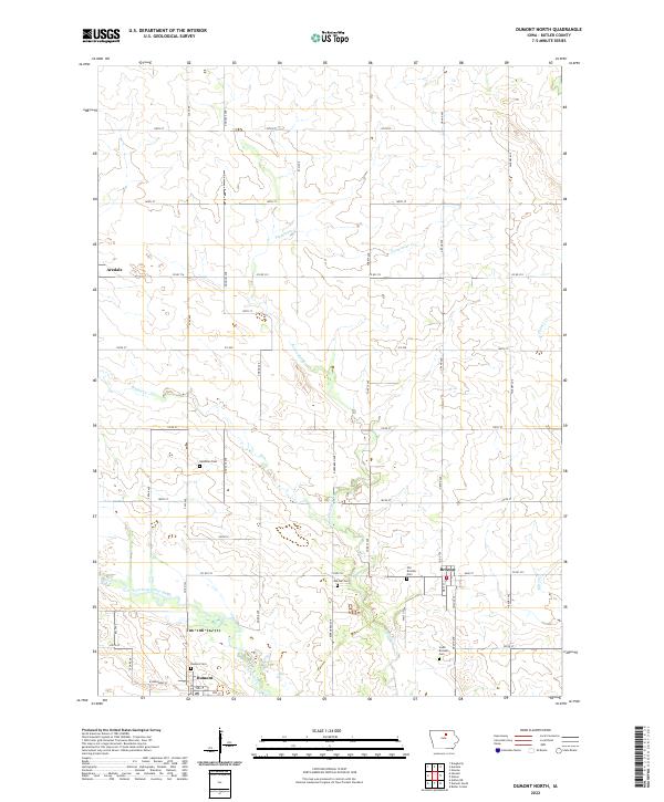 USGS Topographic Map – Dumont North