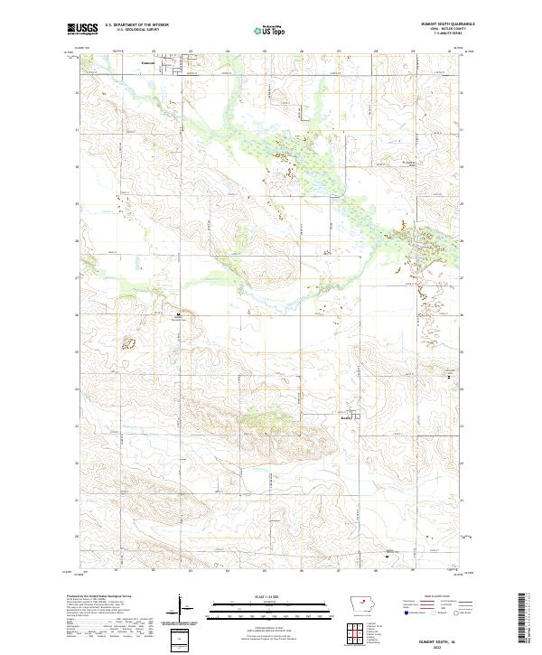 USGS Topographic Map – Dumont South