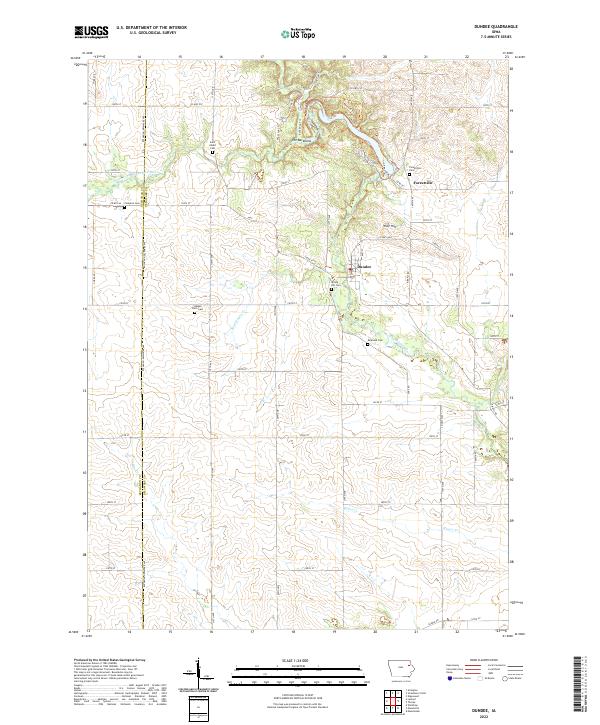 USGS Topographic Map – Dundee