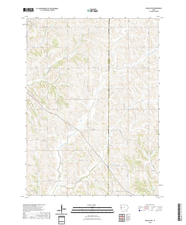 USGS Topographic Map – Dunlap NW