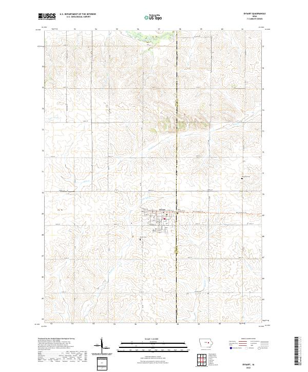 USGS Topographic Map – Dysart