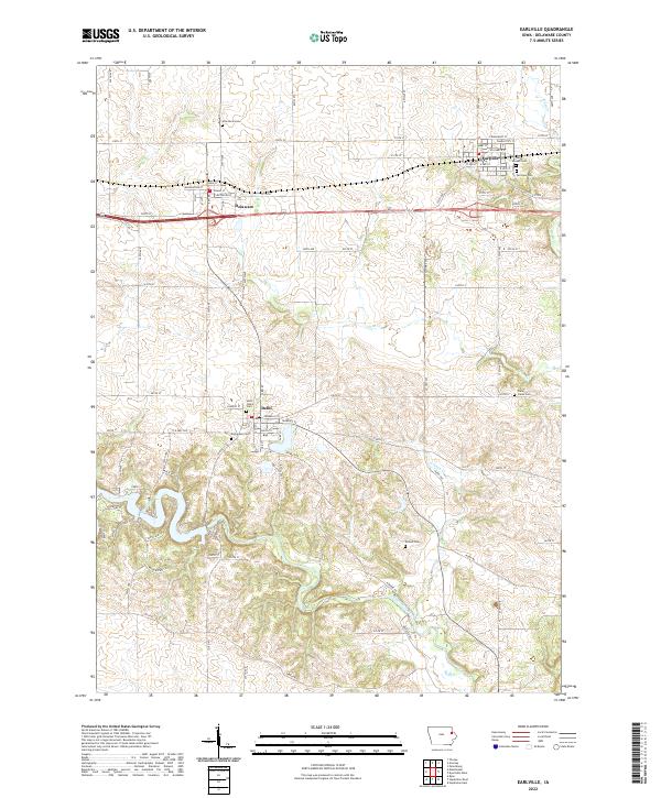 USGS Topographic Map – Earlville