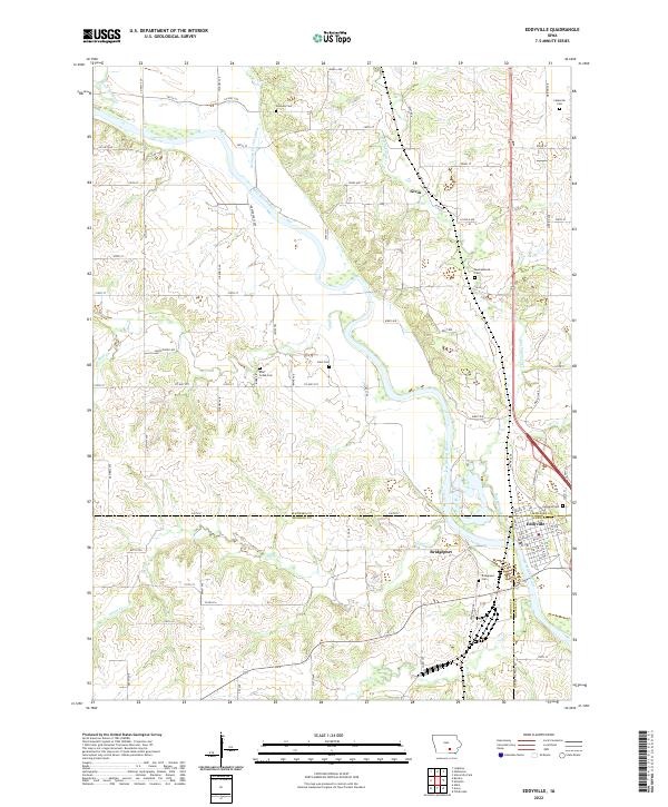 USGS Topographic Map – Eddyville