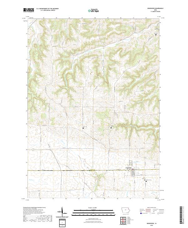USGS Topographic Map – Edgewood