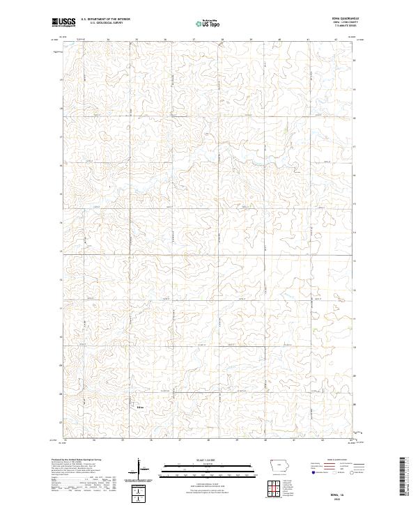 USGS Topographic Map – Edna