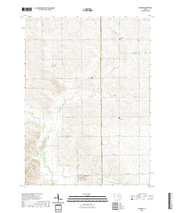 USGS Topographic Map – Elberon
