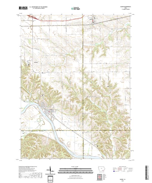 USGS Topographic Map – Eldon