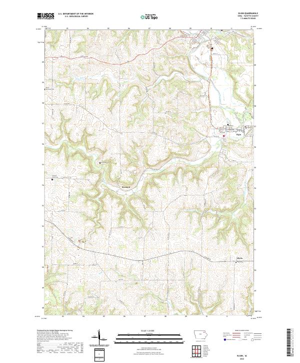 USGS Topographic Map – Elgin