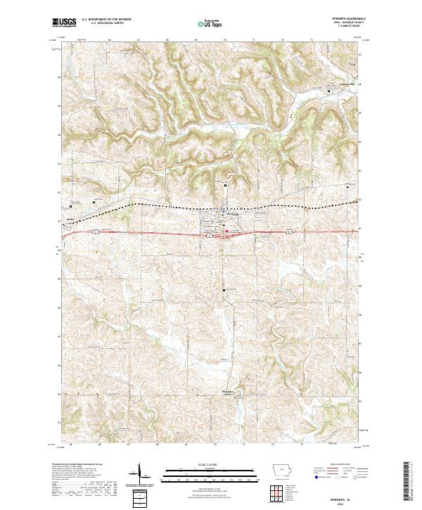 USGS Topographic Map – Epworth