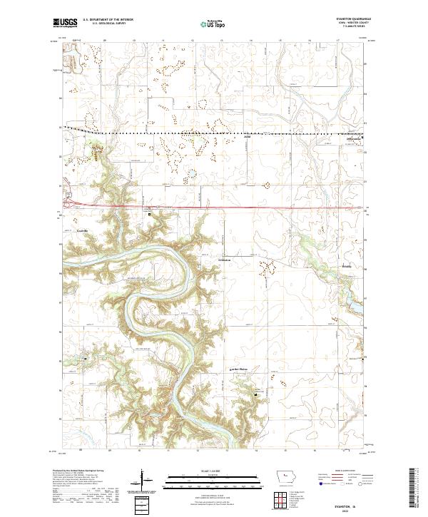 USGS Topographic Map – Evanston