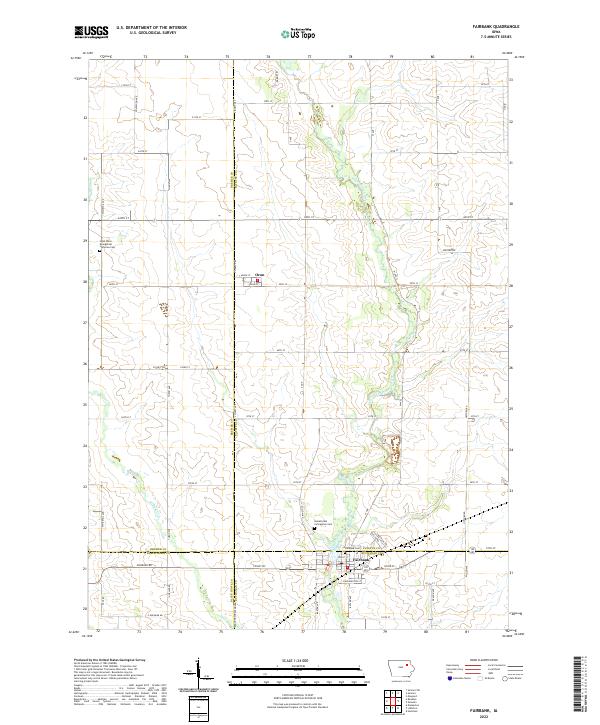 USGS Topographic Map – Fairbank