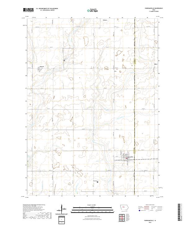 USGS Topographic Map – Farnhamville