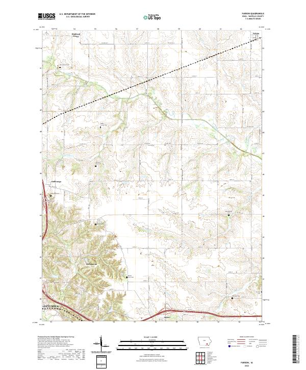 USGS Topographic Map – Farson