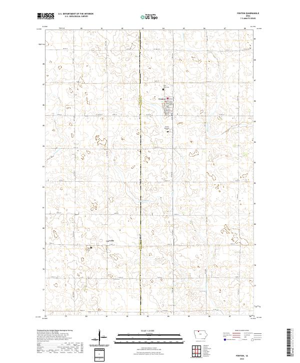 USGS Topographic Map – Fenton