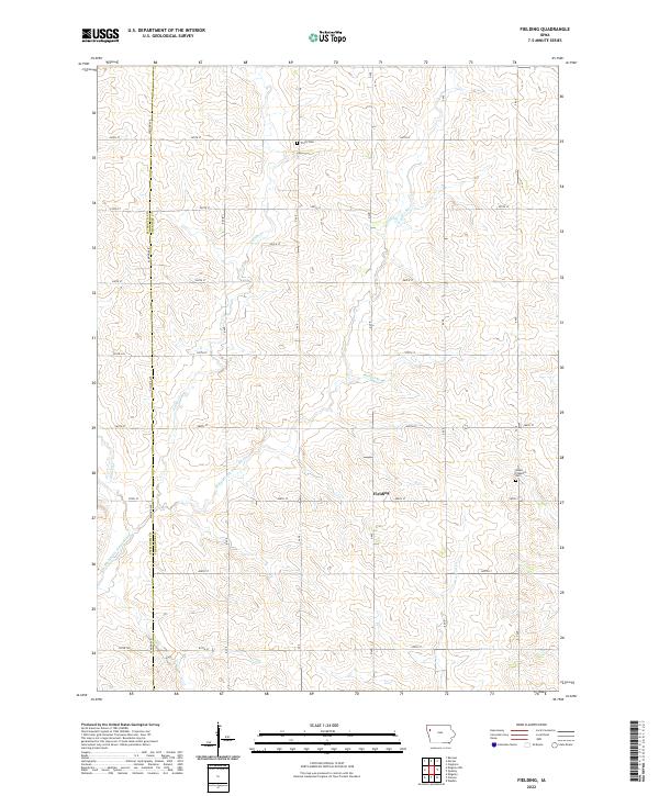 USGS Topographic Map – Fielding