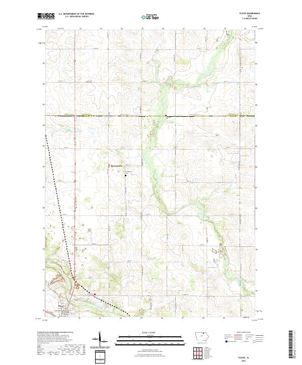 USGS Topographic Map – Floyd