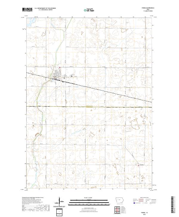 USGS Topographic Map – Fonda
