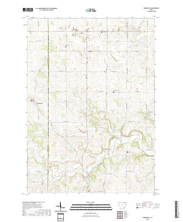 USGS Topographic Map – Frankville