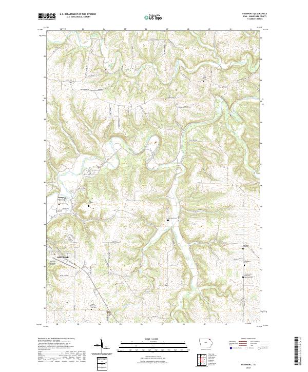 USGS Topographic Map – Freeport