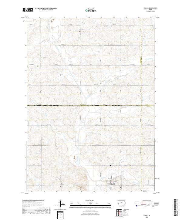 USGS Topographic Map – Galva