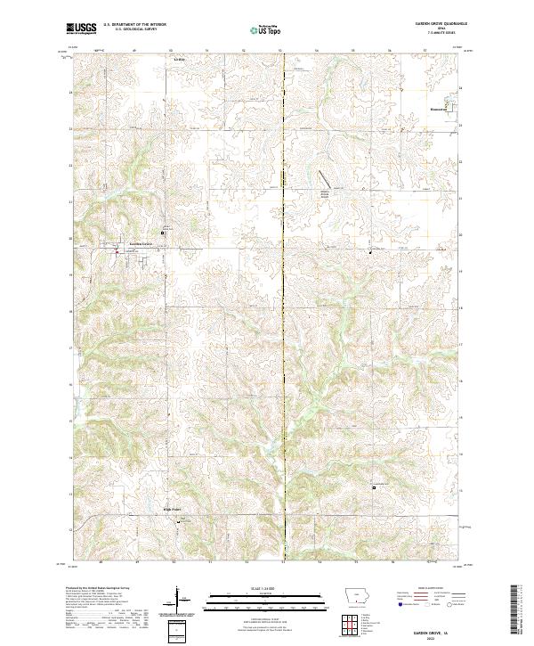 USGS Topographic Map – Garden Grove