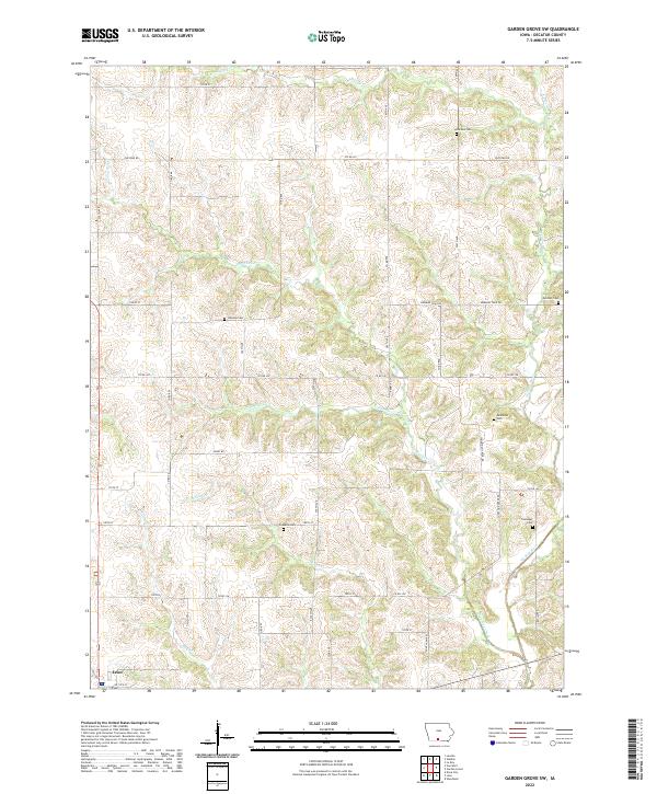 USGS Topographic Map – Garden Grove SW