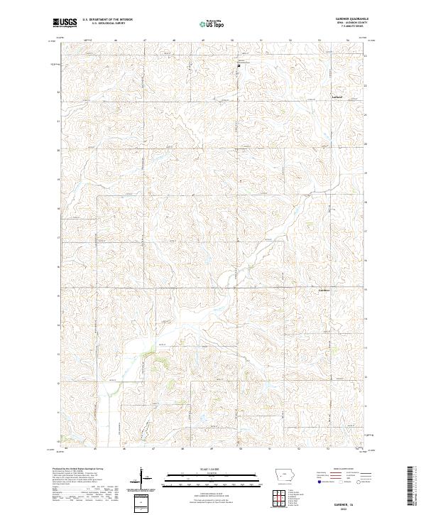 USGS Topographic Map – Gardner