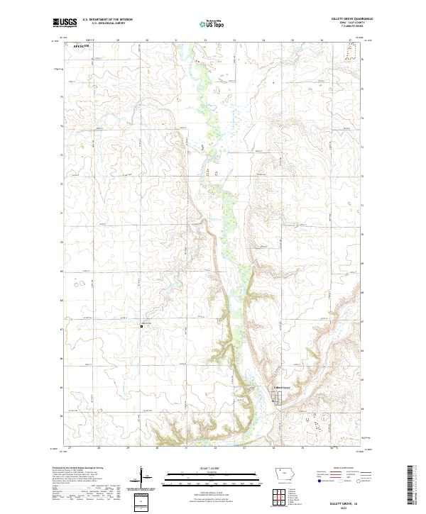USGS Topographic Map – Gillett Grove