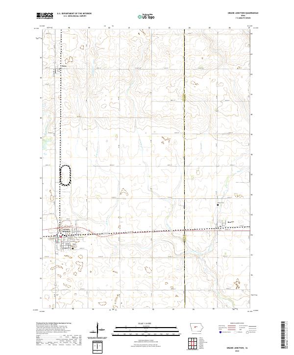 USGS Topographic Map – Grand Junction