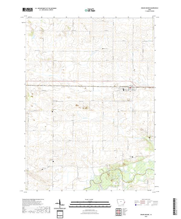 USGS Topographic Map – Grand Mound
