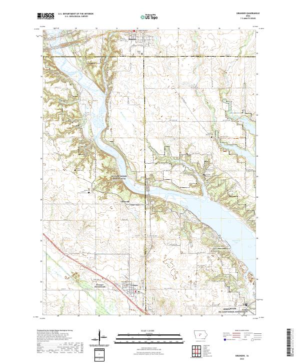 USGS Topographic Map – Granger
