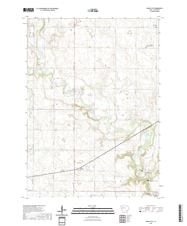 USGS Topographic Map – Grant City