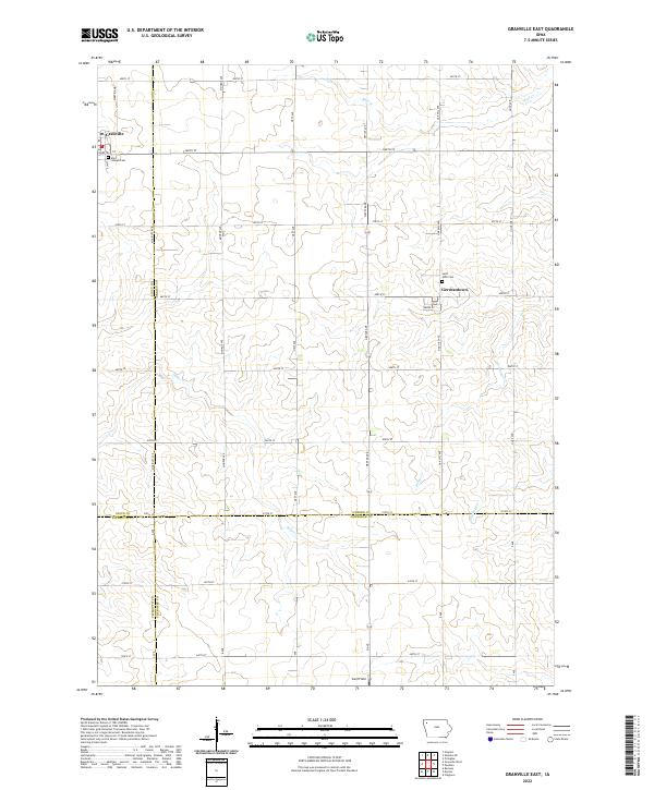 USGS Topographic Map – Granville East