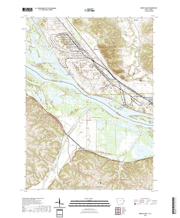 USGS Topographic Map – Green Island