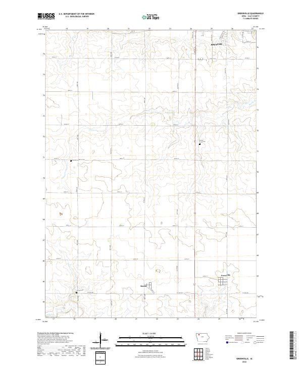 USGS Topographic Map – Greenville