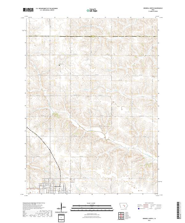 USGS Topographic Map – Grinnell North
