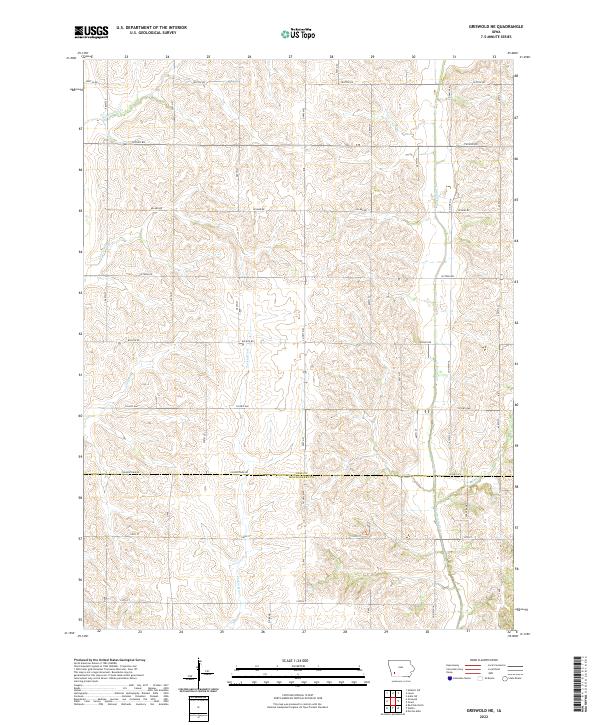 USGS Topographic Map – Griswold NE