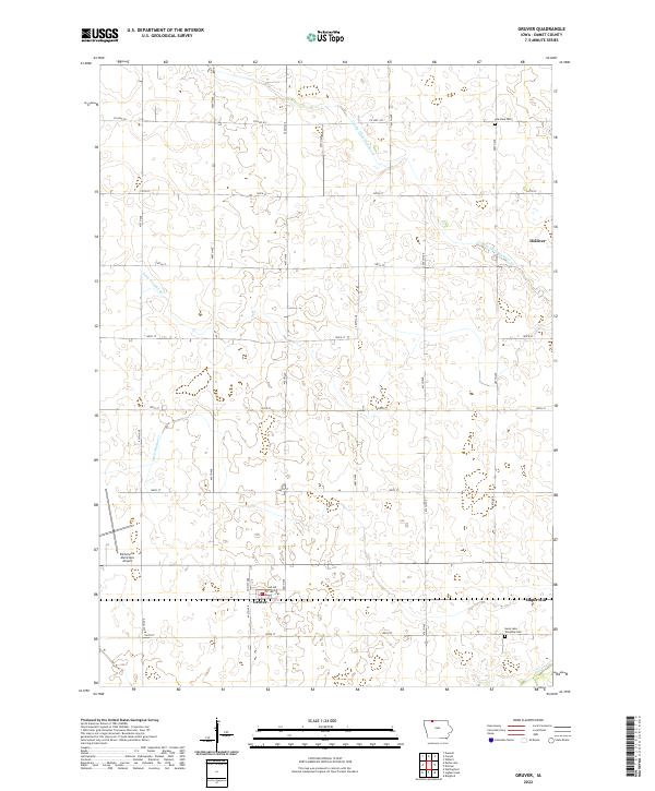 USGS Topographic Map – Gruver