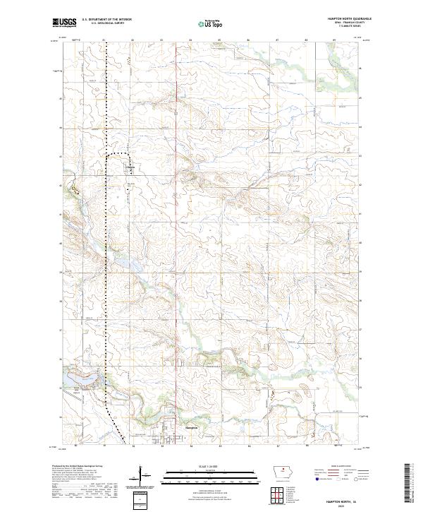 USGS Topographic Map – Hampton North