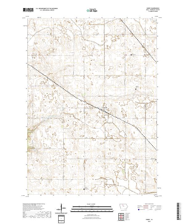 USGS Topographic Map – Hardy