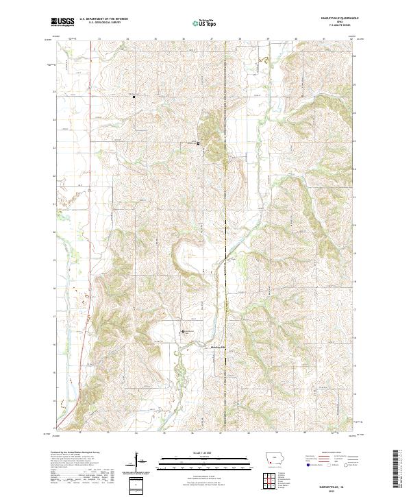 USGS Topographic Map – Hawleyville