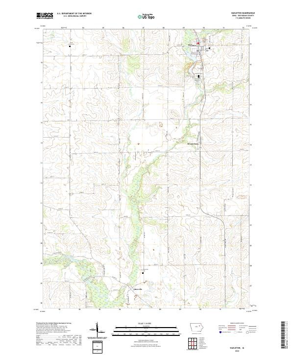 USGS Topographic Map – Hazleton
